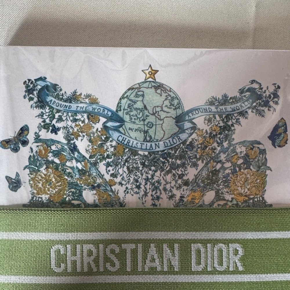 Dior Blue, Green and White Floral Notebook with Butterflies.🦋 - Picture 2 of 7